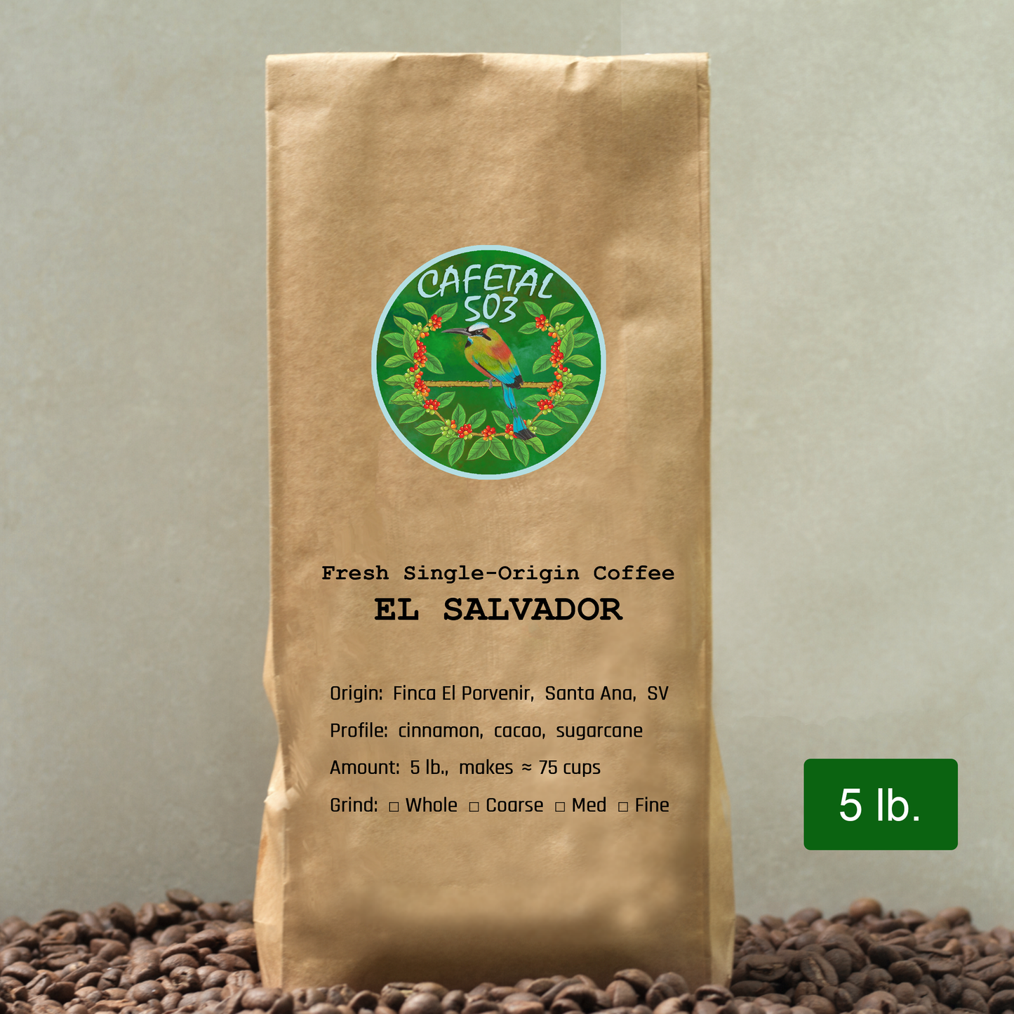 Coffee - 5 lbs. bag - Corporate Pricing